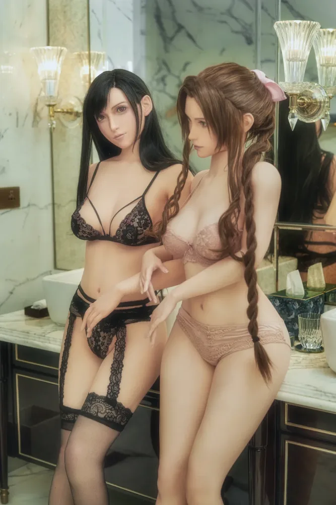 Game Lady Aerith 168cm Japanese Premium Silicone Doll — hình 7