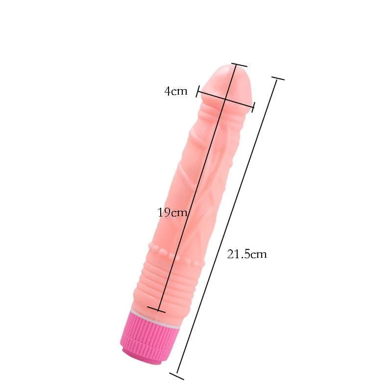 DV01U Realistic Ribbed Vibe Female G-Spot Pleasure Sextoy — Versatile Functions for Intense Stimulation