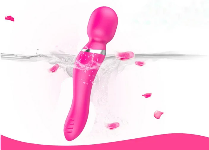 Du Pedicle Dual Head Silicone Vibrator Couples Pleasure — hình 3