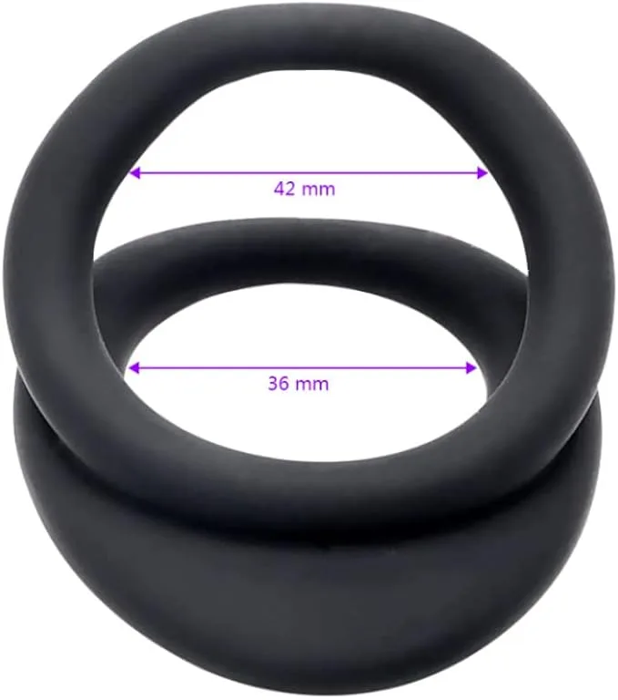 Black Spiked Vibrating Penis Ring Extend Lasting Pleasure — hình 5