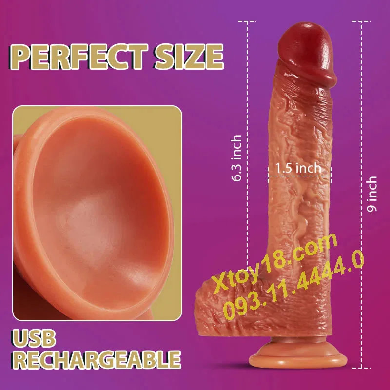 WENDT Multi-Function Suction Base Vibrator Heat Spin — hình 12