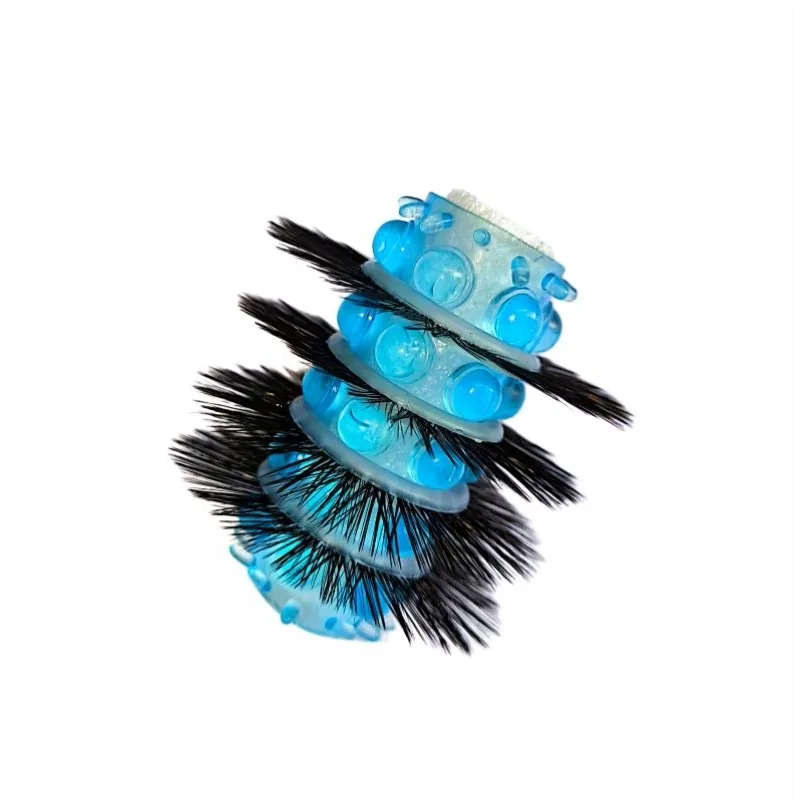 Middle Shaft Vibrating Condom With Beads & Eyelash — hình 5