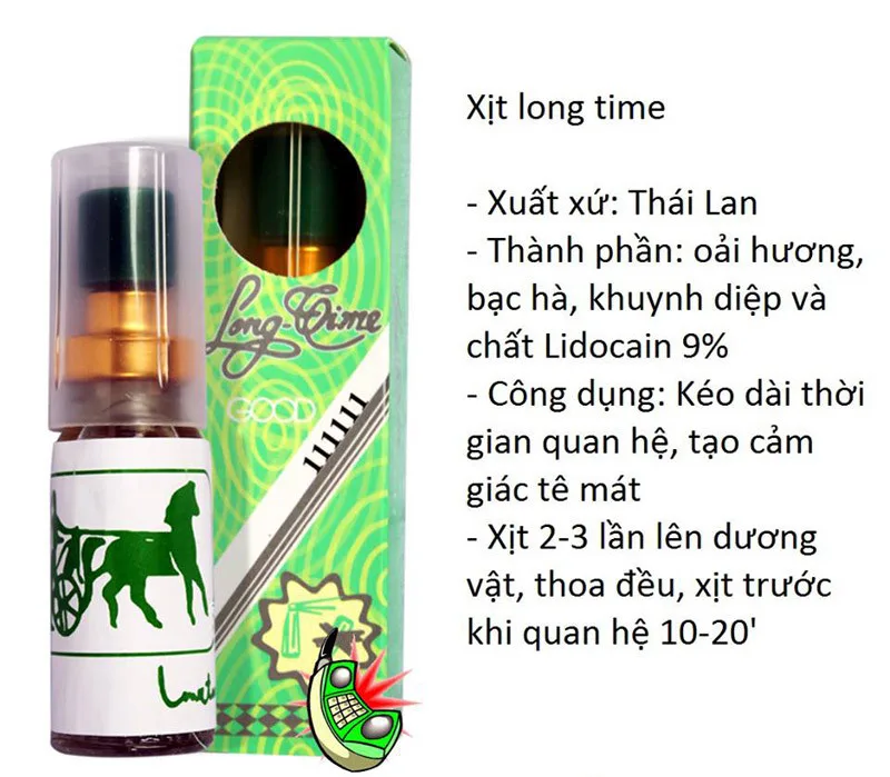 LongTime Cooling Spray Delay Male 5ml — Powerful Natural Ingredients That Work