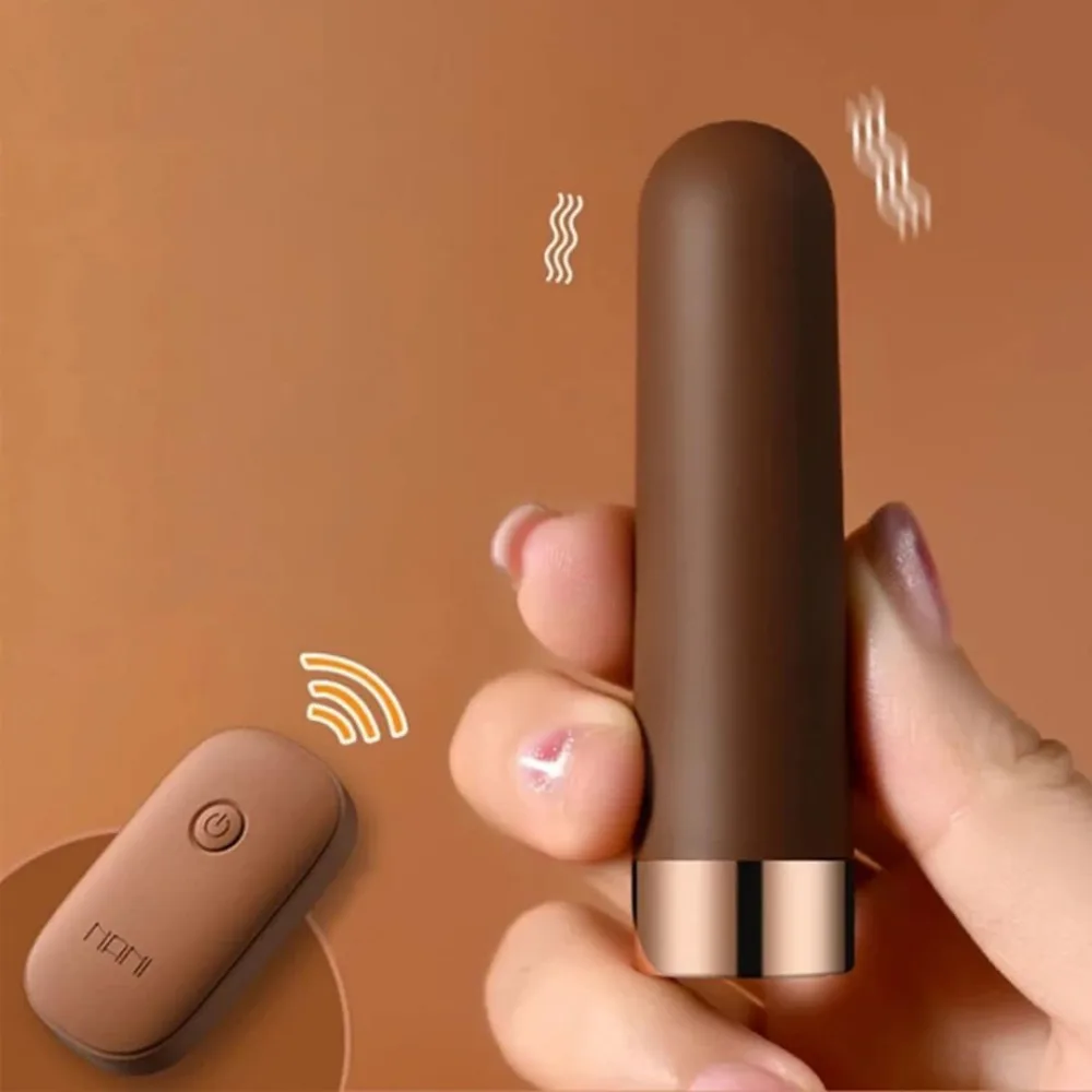 Mini Lipstick Shaped 10 Frequency USB Remote Vibrator — Easy to Use & Maintain
