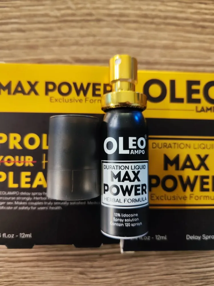 Oleo Lampo Delay Spray 12ml Prolonged Lasting Performance — This powerful yet gentle 12ml spray features a precise 13%
