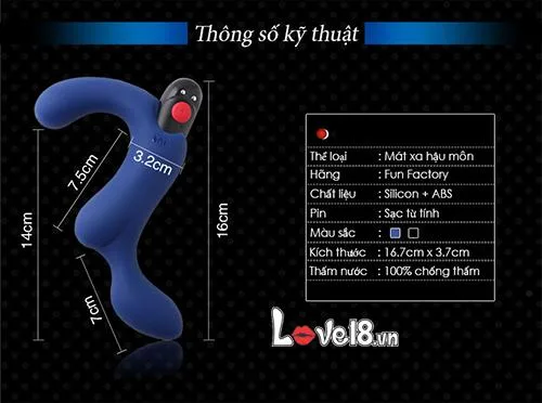 High-End Fun Duke Anal Vibrator Rechargeable Waterproof — Innovative Design for Next-Level Stimulation