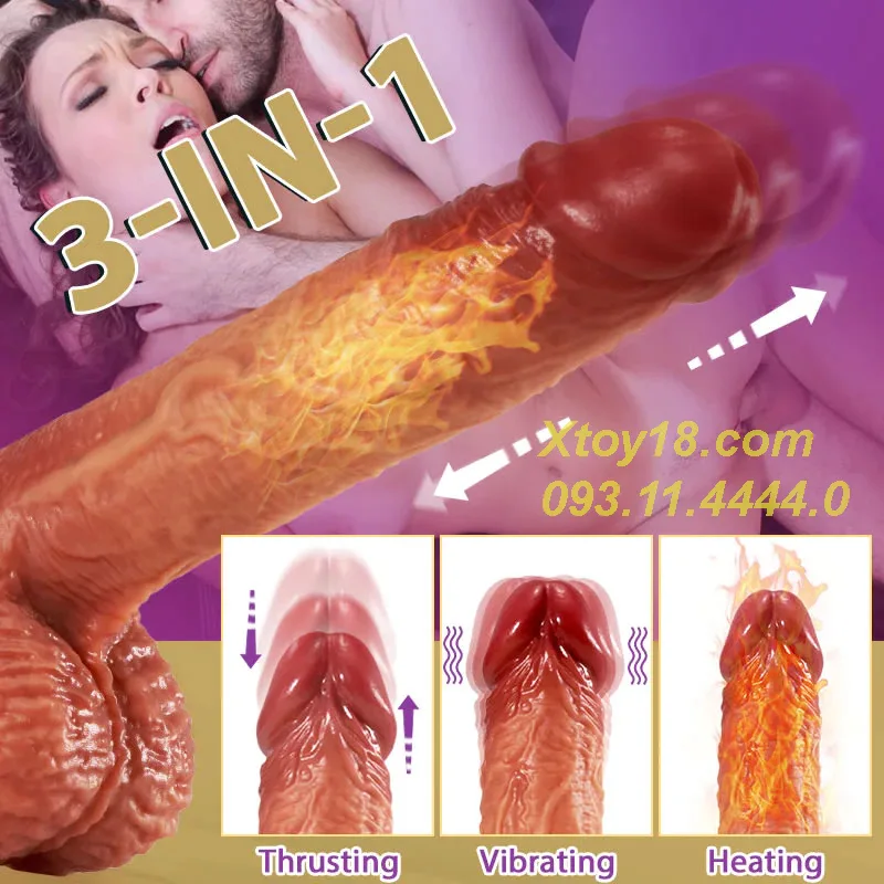 WENDT Multi-Function Suction Base Vibrator Heat Spin — hình 3