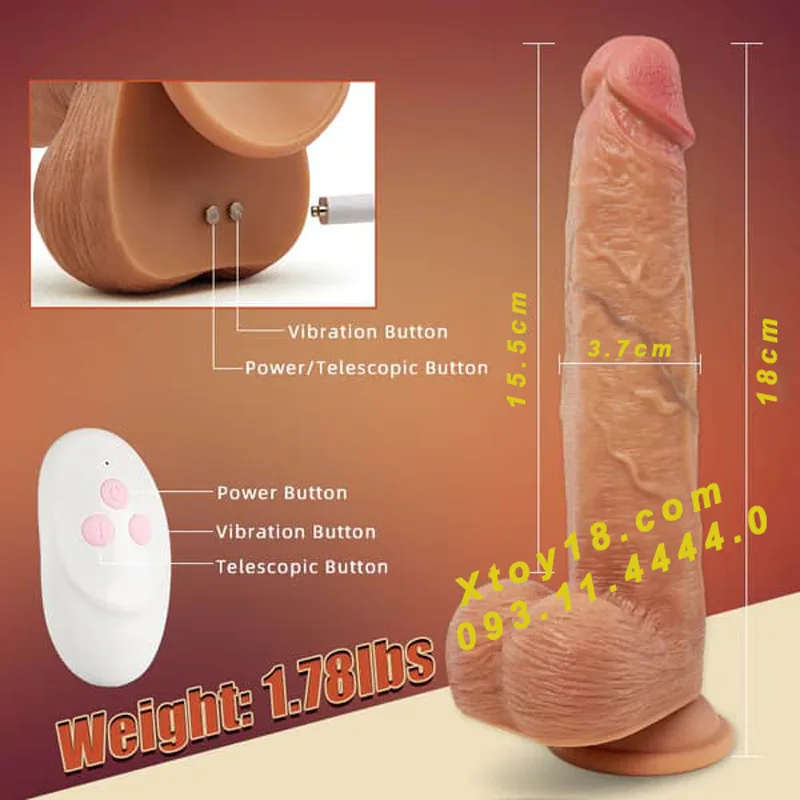 Trailblazer Multifunction Silicone Dildo Remote — hình 17