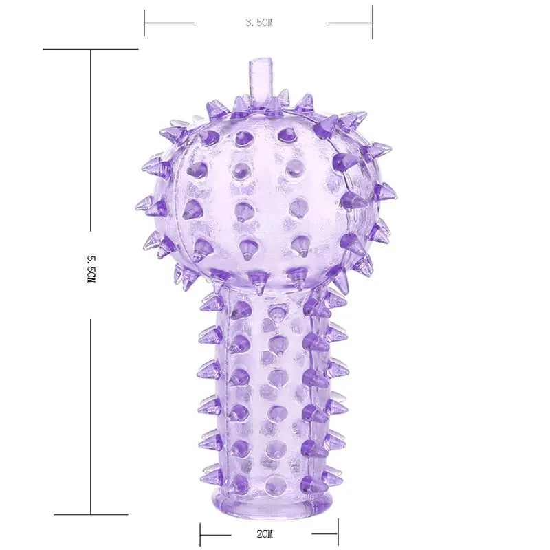 DC10 Textured Finger Sleeve Women Clitoral Stimulator — Detailed Product Specifications