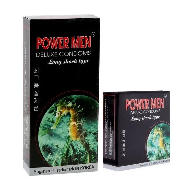 Powermen Horse-Shaped Ribbed Delay Rubber Condoms — Packaging Options & Practical Details