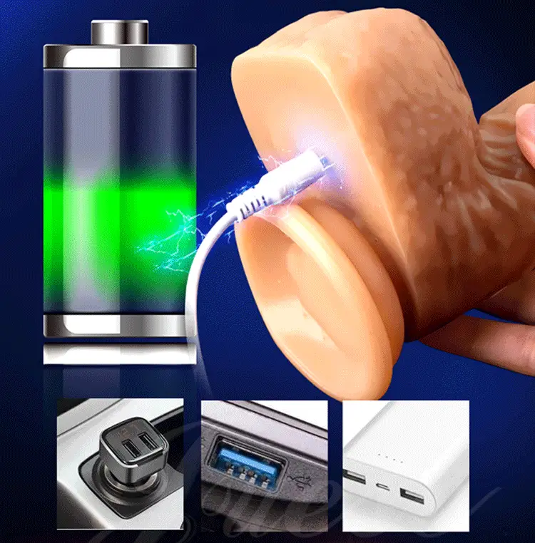 Premium Phallus Vibrating Suction Heating Medical Silicone — Rechargeable and Eco-Friendly