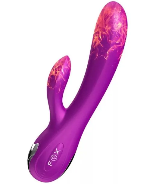 FOX Multifunctional Vibrating Thrusting Heated Dildo — hình 2