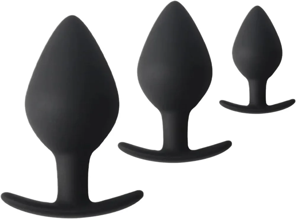 Large Silicone Anal Plug Safe Comfortable Handle Grip — Key Features