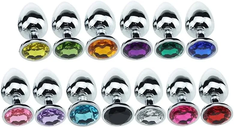 Steel Anal Plug for Intense Sensation and Long Wear — Multiple Sizes for Personalized Pleasure