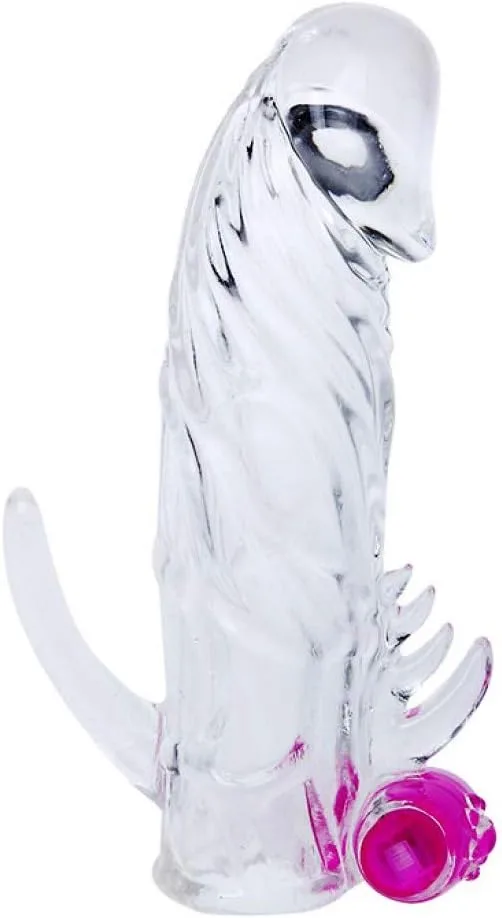 Penis Sleeve Ribbed Vibrating Condom Enhance Sexual Pleasure — What is the Penis Extension Condom?
