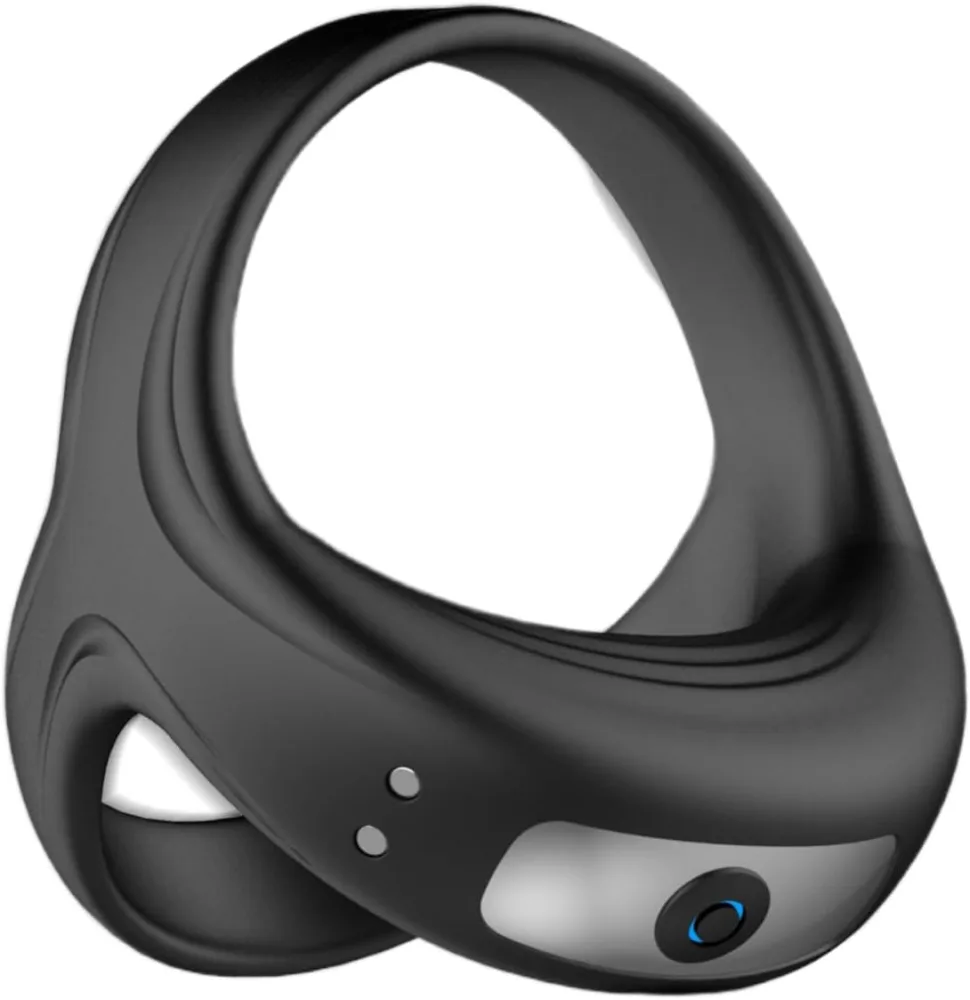 Premium Cockring Vibration Silicone Ring with 10 Modes — This high-quality cock ring is crafted from soft