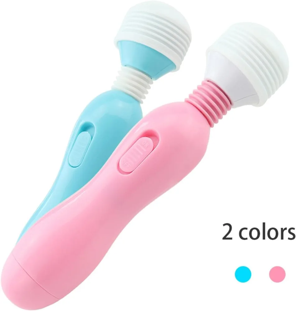 Mini Silicone Vibrating Vaginal Massager Blue Pink Colors — User-Friendly & Versatile Design