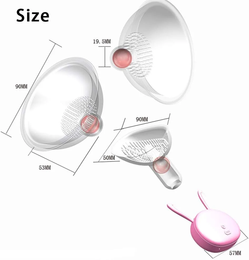 Remote-Controlled Silicon Breast Massage Vibrator 10 Modes — Remember, the USB charger only requires about 30 minutes