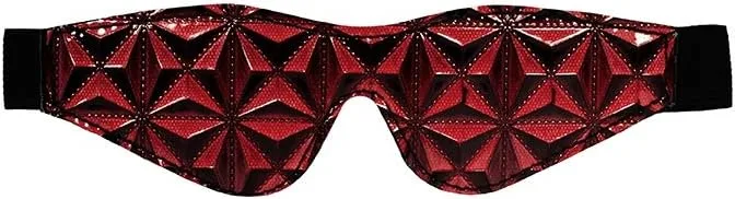 Leather Blindfold Sensual Bedroom BDSM Accessories — hình 2