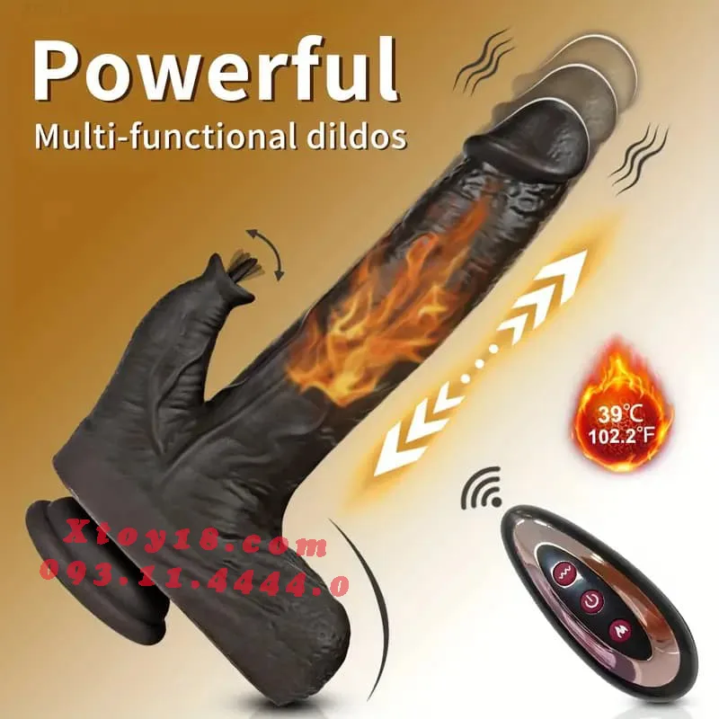 African Suction Base Multifunctional Vibrator Heat — hình 4