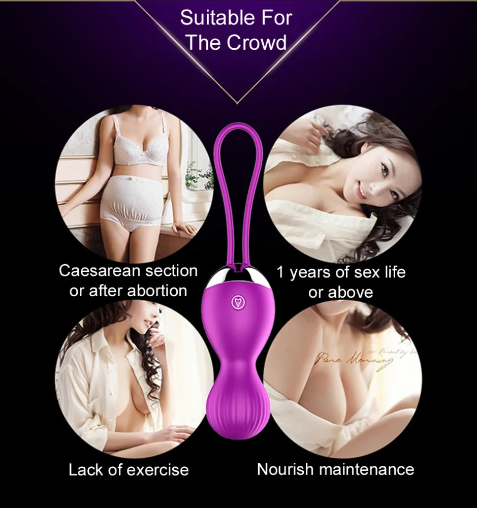 Soft Silicone Remote Control Egg Vibrator for Women — hình 4