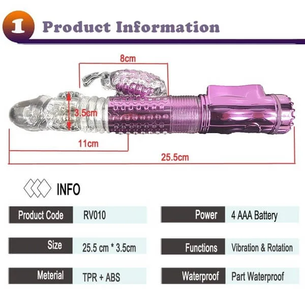 DV15B multifunctional vibrating rotating dildo automatic — Its smart design and functionality make it an ideal gift or