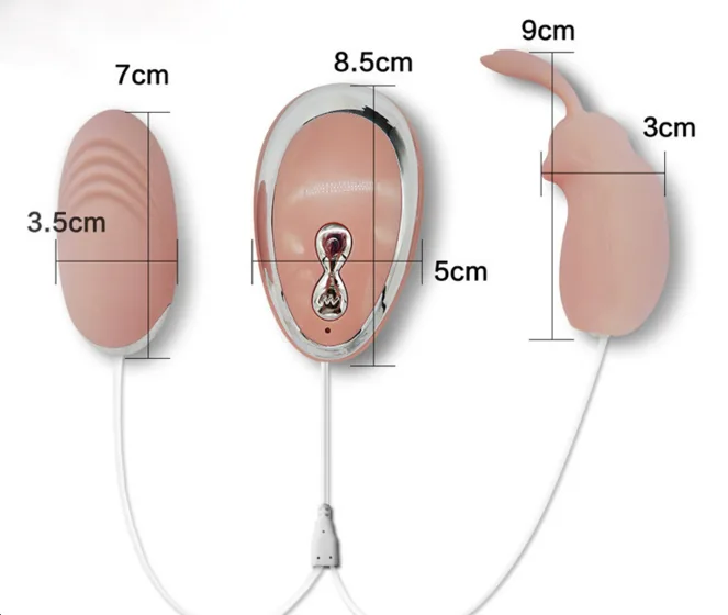 Premium XXOO Double Vibrator Eggs Silicone G Spot — hình 3