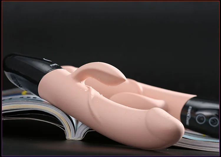 EROCOME Multifunction Heated Vibrating Silicone Dildo Pink — hình 22