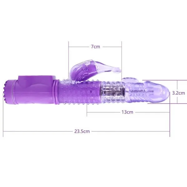 DV15A Transparent Silicone Vibrating Dildo for Women — Product Specifications