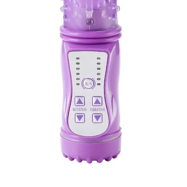 DV15A Transparent Silicone Vibrating Dildo for Women — Advanced Vibration and Rotation Functions