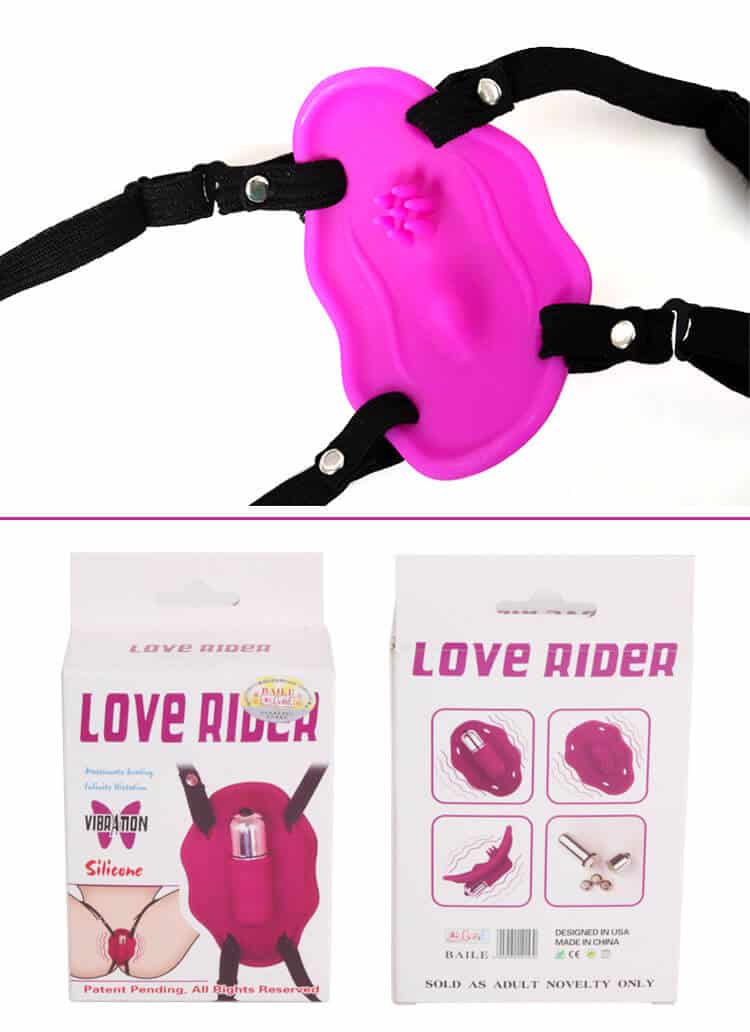 DC10C Strap-On Butterfly Vibrator Female Self-Pleasure — hình 7