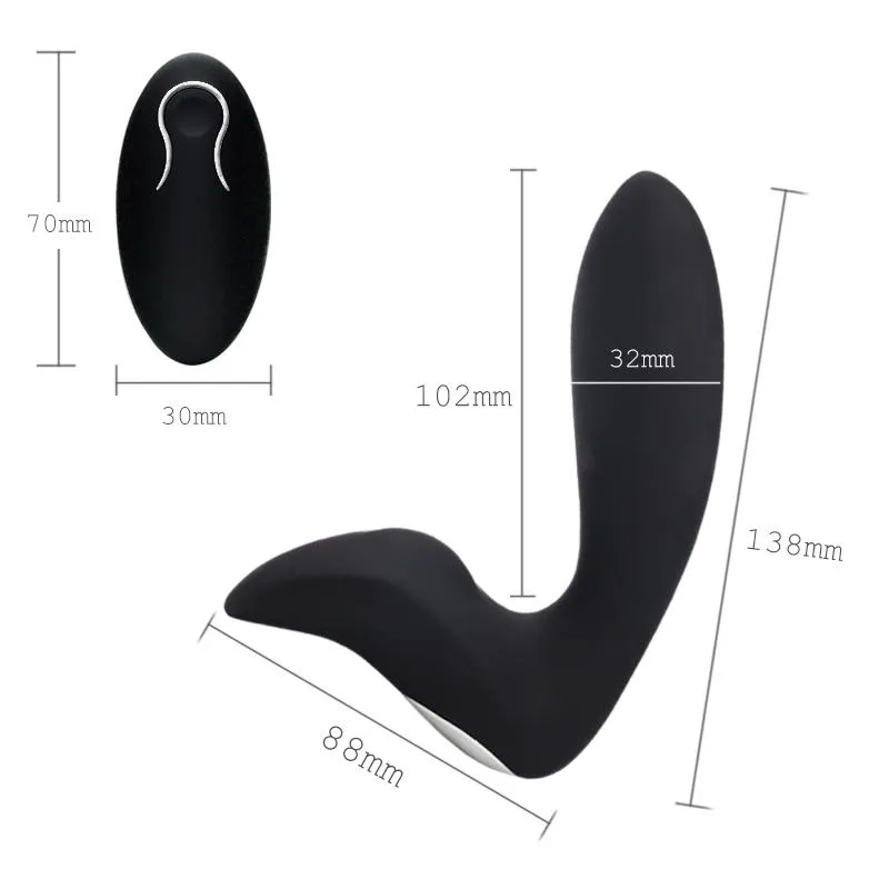 Remote Control Heated Prostate & Anal Stimulator Silicone — Designed for Ultimate Comfort and Health