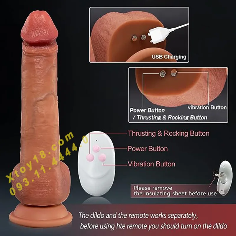 Trailblazer Multifunction Silicone Dildo Remote — hình 18