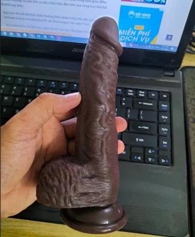 Japanese 2-Layer Vibrating Dildo Heat Up SHP1343 — hình 6