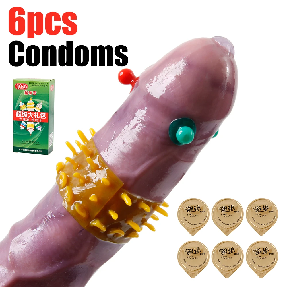 Runbo 6s Ribbed Condom Ultra Sensation for Women