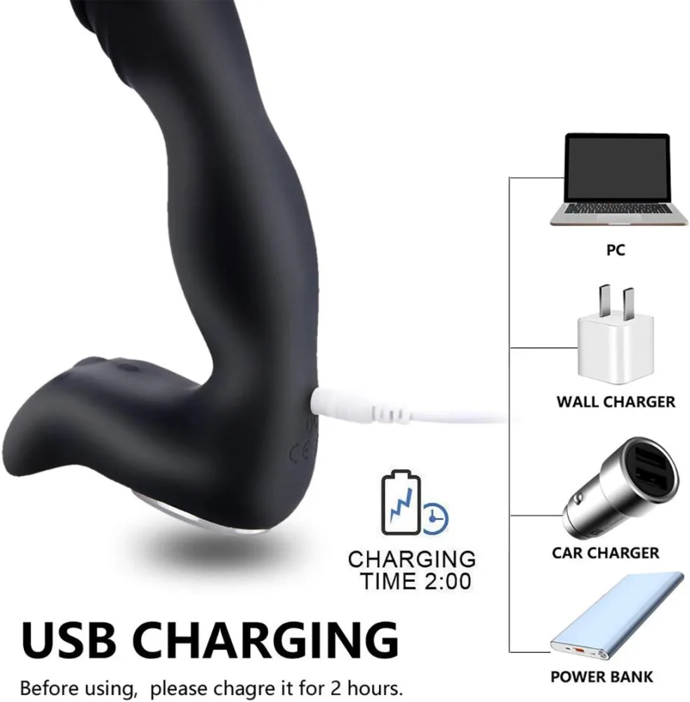 Carlota Prostate Massage Anal Vibrator 10-Speed Rechargeable — hình 6