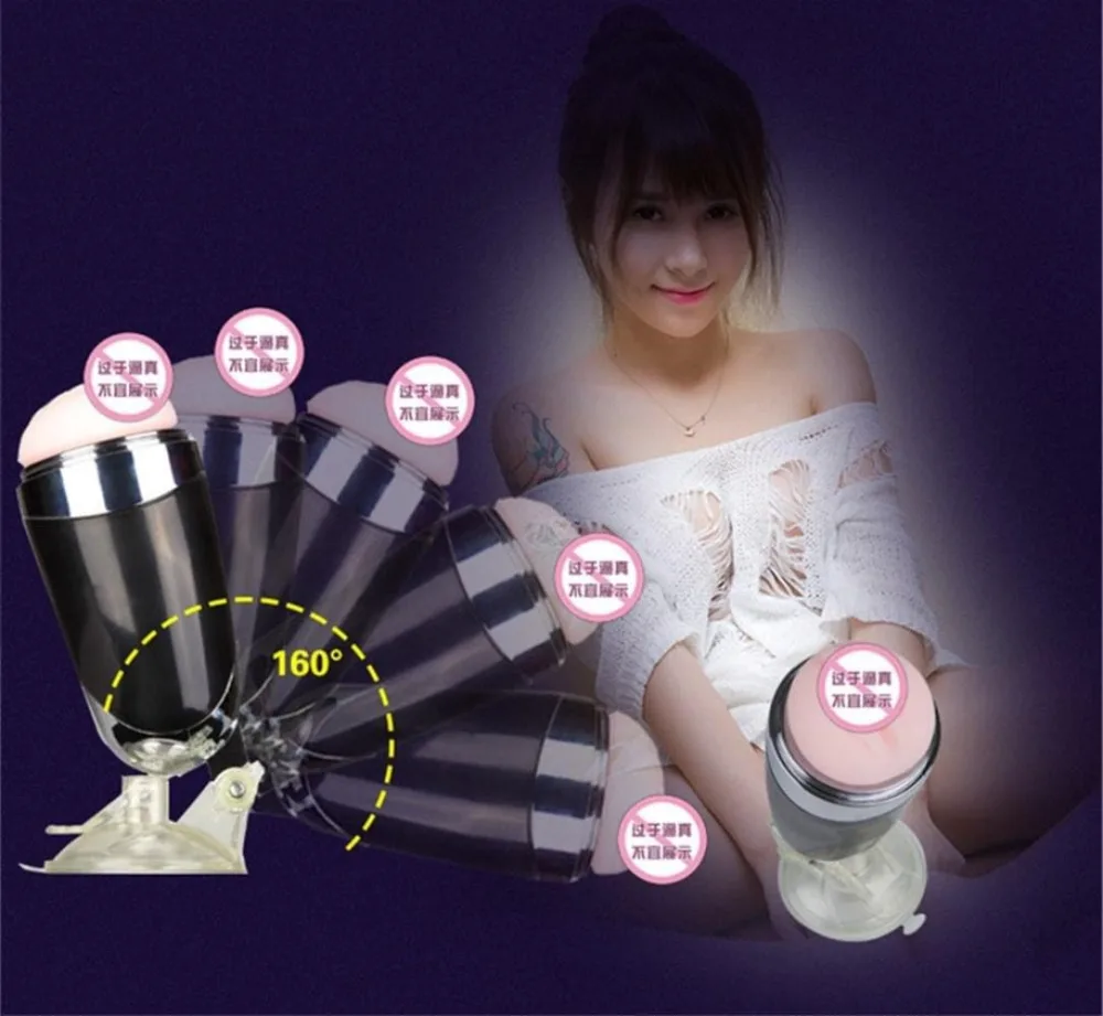 A8 Wall Mount Male Masturbator Powerful Cheap Silicone Toy — hình 5