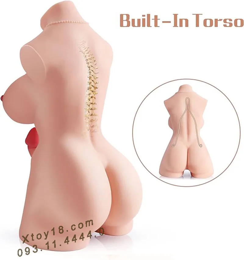 3D Partial Female Sex Doll White Silicone Soft — hình 4