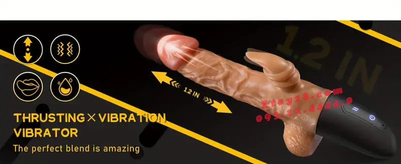 Premium Multi-Function Male Vibrator Warmth Thrust Spin — hình 4