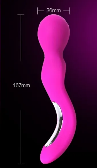Female G-Spot Massage Silicone ABS Waterproof 17.3cm Pink — The slender, ergonomic handle with intuitive controls makes