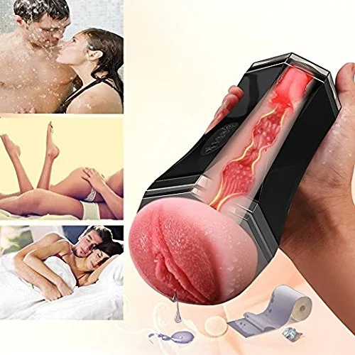 JUAI Dual Head Vibrating Male Masturbator with Sound ABS — hình 4