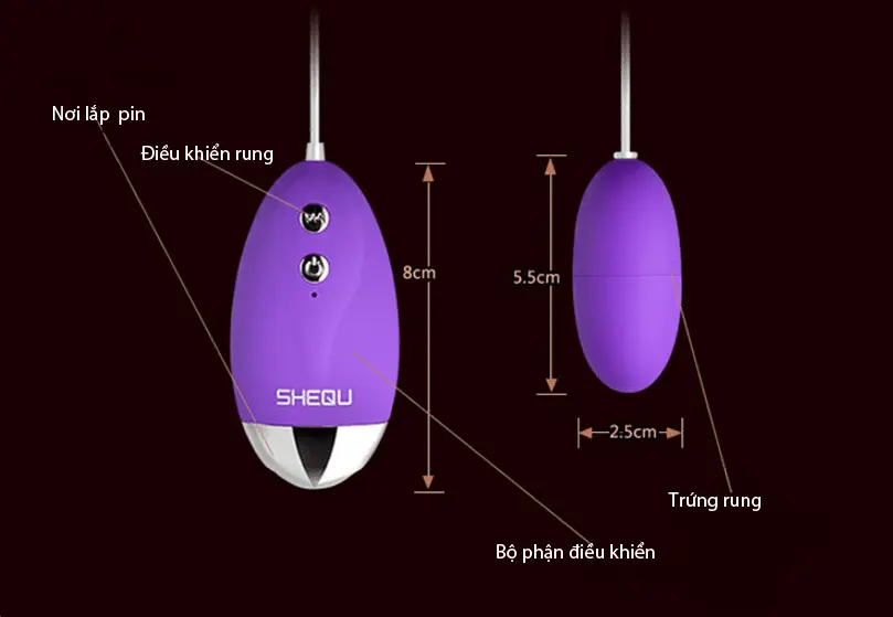 SheQu Medical Silicone 6 Speed Powerful Mini Love Egg — The waterproof feature ensures easy maintenance and