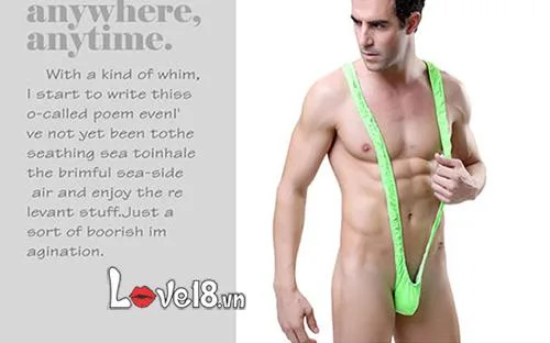 Mens Sexy V-String Underwear Cotton Breathable Blue Freesize — Perfect Fit and Size Flexibility