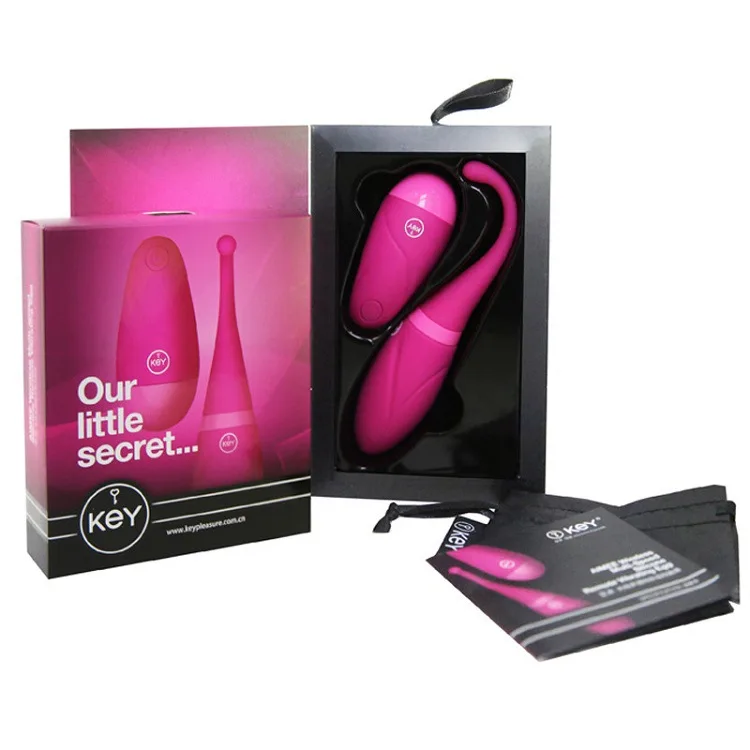 KEY Remote Control Premium Silicone Female Vibrating Egg — Efficient Power and Practicality