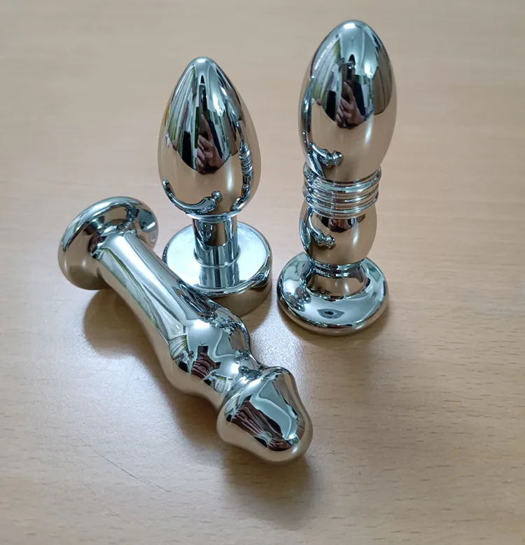 Multi-Frequency Vibrating Stainless Steel Anal Plug — hình 2