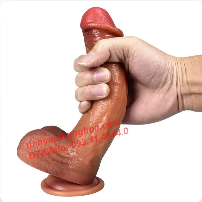 Silicone Soft Suction Base Realistic 18cm Sex Dildo — hình 8