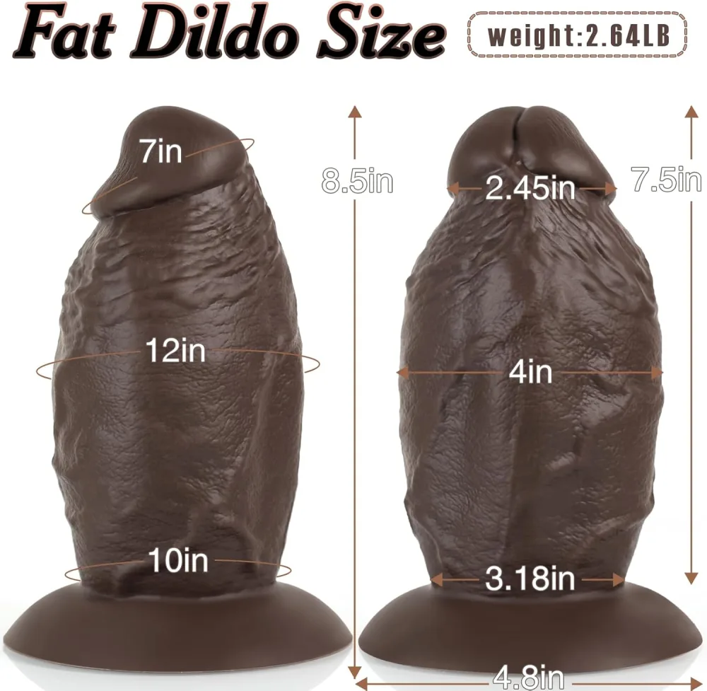 Huge Soft Silicone Dildo for Ultimate Satisfaction and — Massive Size That Pushes All Limits