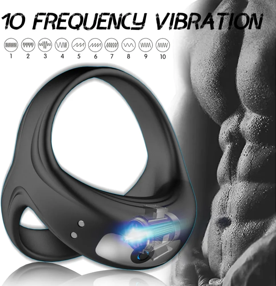 Premium Cockring Vibration Silicone Ring with 10 Modes — Premium Features & Specifications