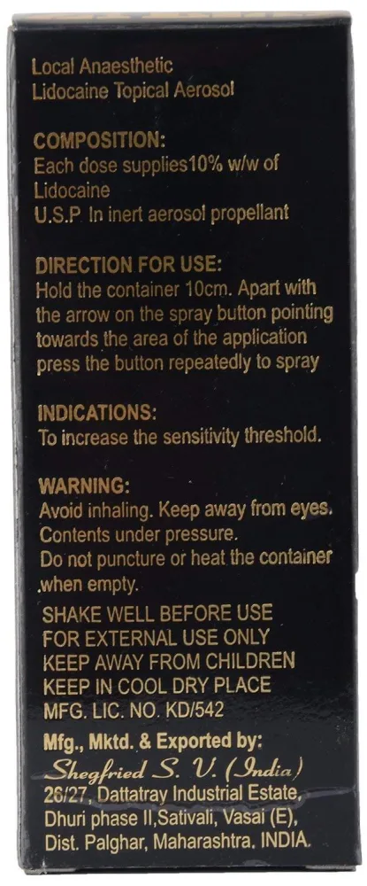STUZ 10000 Delay Spray Extra Long 30min Male Bedroom Aid — Whether it's an important night or everyday confidence