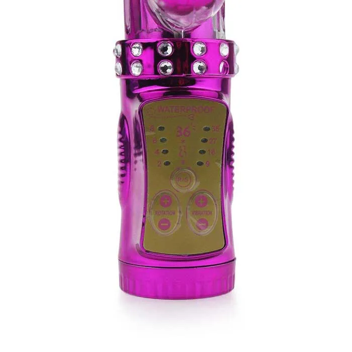 DV15 Gold Coated Silicone 36-Speed Female Masturbator — Powerful Performance & Versatility